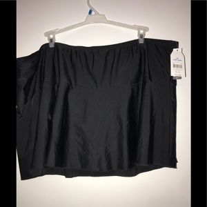 Black swim skirt. Brand new with tags.